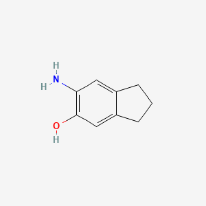 6-amino-2,3-dihydro-1H-inden-5-ol