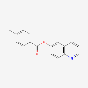 Quinolin-6-yl 4-methylbenzoate