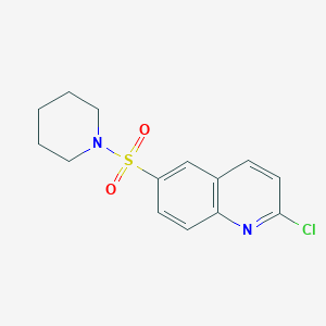 2-Chloro-6-(1-piperidinylsulfonyl)quinoline