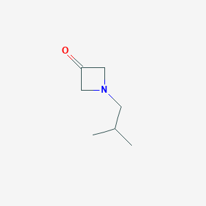 molecular formula C7H13NO B15072898 1-Isobutylazetidin-3-one 