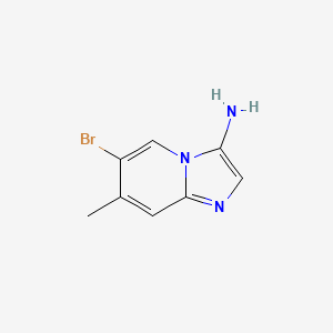 3-Amino-6-bromo-7-methylimidazo[1,2-a]pyridine