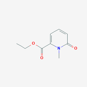 molecular formula C9H11NO3 B15072925 Ethyl 1-methyl-6-oxo-1,6-dihydropyridine-2-carboxylate CAS No. 61272-27-3