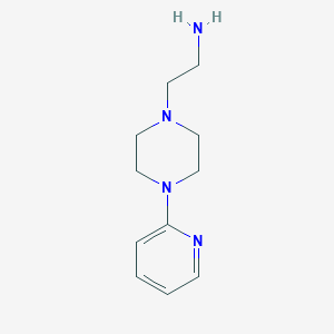 molecular formula C11H18N4 B15072983 2-(4-(Pyridin-2-yl)piperazin-1-yl)ethanamine CAS No. 30194-54-8