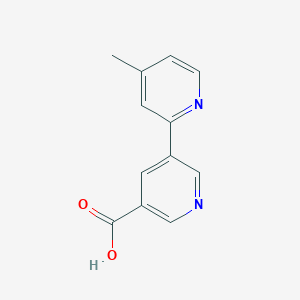 4-Methyl-[2,3'-bipyridine]-5'-carboxylic acid