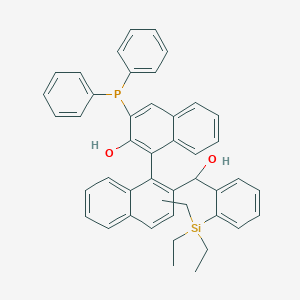 2-Hydroxy-3-(diphenylphosphino)-2'-[hydroxy[2-(triethylsilyl)phenyl]methyl]-[1,1'-binaphthalene]