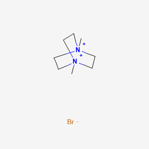 1,4-Dimethyl-1,4-diazoniabicyclo[2.2.2]octane;bromide