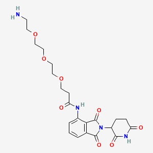 Pomalidomide-amido-PEG3-C2-NH2