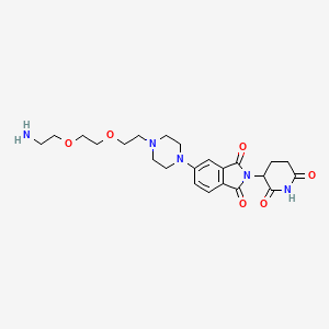 Thalidomide-Piperazine-PEG2-NH2