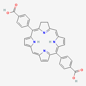 4,4'-(7,8-Dihydro-21H,23H-porphine-5,15-diyl)bis[benzoic acid]