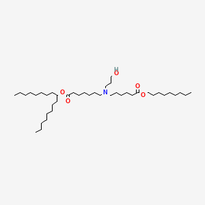 heptadecan-9-yl 7-[3-hydroxypropyl-(6-nonoxy-6-oxohexyl)amino]heptanoate