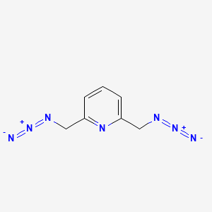 molecular formula C7H7N7 B15073304 2,6-Bis(azidomethyl)pyridine 