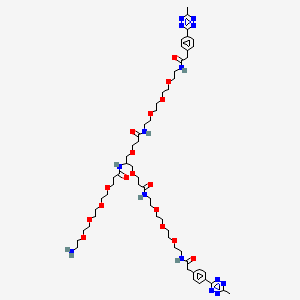 Amino-PEG4-bis-PEG3-methyltetrazine