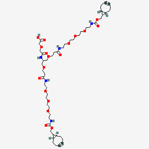 Acid-PEG1-bis-PEG3-BCN