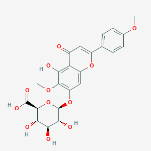 molecular formula C23H22O12 B15073383 Comanthoside B 