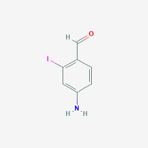 molecular formula C7H6INO B1507341 4-Amino-2-iodobenzaldehyde CAS No. 861528-72-5