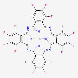 molecular formula C32F16N8Ni B15073423 Nickel(II) hexadecafluoroophthalocyanine 