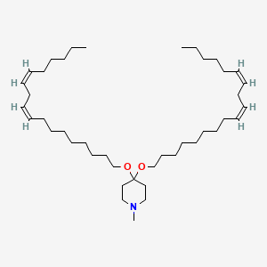 1-methyl-4,4-bis[(9Z,12Z)-octadeca-9,12-dienoxy]piperidine