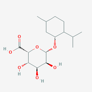 (2R,3S,4S,5S,6S)-3,4,5-trihydroxy-6-[(1R)-5-methyl-2-propan-2-ylcyclohexyl]oxyoxane-2-carboxylic acid