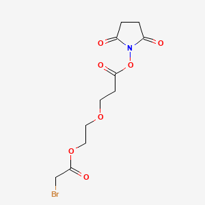 molecular formula C11H14BrNO7 B15073543 Bromoacetic-PEG2-NHS ester 