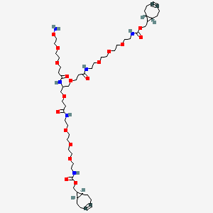 Aminooxy-PEG2-bis-PEG3-BCN