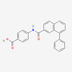 4-{[(8-Phenylnaphthalen-2-Yl)carbonyl]amino}benzoic Acid