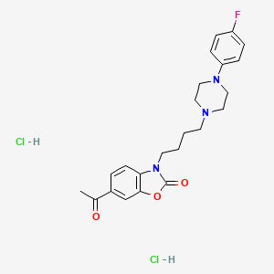 molecular formula C23H28Cl2FN3O3 B15073564 SN79 dihydrochloride 