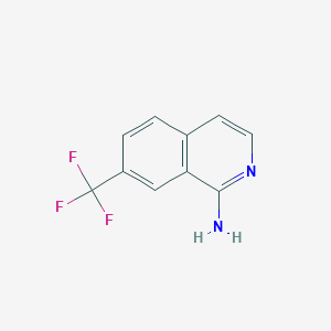 molecular formula C10H7F3N2 B1507362 7-(Trifluoromethyl)isoquinolin-1-amine 