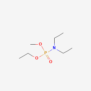 Diethylphosphoramidic acid ethyl methyl ester