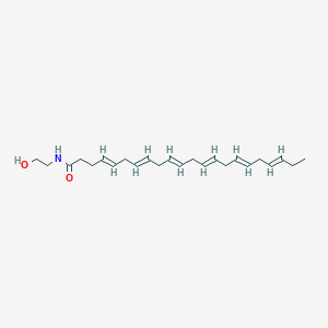 molecular formula C24H37NO2 B15073663 (4E,7E,10E,13E,16E,19E)-N-(2-hydroxyethyl)docosa-4,7,10,13,16,19-hexaenamide 