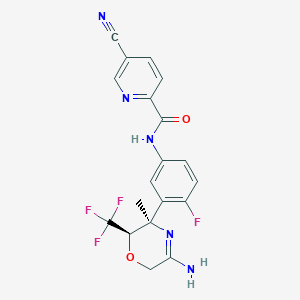 molecular formula C19H15F4N5O2 B15073673 Bace1-IN-2 