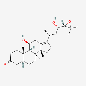 (5S,8S,9S,10S,11S,14R)-17-[(2R,4S)-4-[(2S)-3,3-dimethyloxiran-2-yl]-4-hydroxybutan-2-yl]-11-hydroxy-8,10,14-trimethyl-2,4,5,6,7,9,11,12,15,16-decahydro-1H-cyclopenta[a]phenanthren-3-one