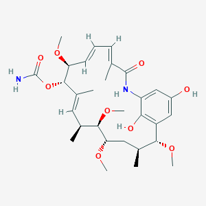 molecular formula C30H44N2O9 B15073711 Dihydroherbimycin A 