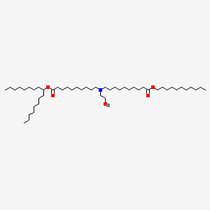 undecyl 10-[(10-heptadecan-9-yloxy-10-oxodecyl)-(2-hydroxyethyl)amino]decanoate