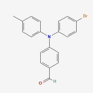 molecular formula C20H16BrNO B1507373 4-[(4-bromophenyl)(4-methylphenyl)amino]Benzaldehyde CAS No. 733744-98-4