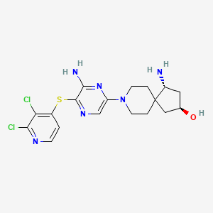 molecular formula C18H22Cl2N6OS B15073767 Shp2 IN-1 