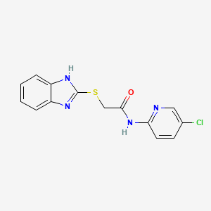 molecular formula C14H11ClN4OS B15073774 dCeMM3 