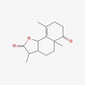 3,5a,9-trimethyl-3a,4,5,7,8,9b-hexahydro-3H-benzo[g][1]benzofuran-2,6-dione