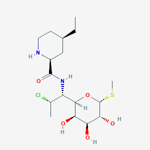 (2S,4R)-N-[(1R,2S)-2-chloro-1-[(2R,3R,4S,5R,6R)-3,4,5-trihydroxy-6-methylsulfanyloxan-2-yl]propyl]-4-ethylpiperidine-2-carboxamide