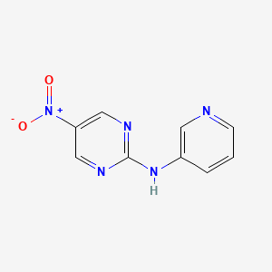 molecular formula C9H7N5O2 B1507385 5-Nitro-N-(pyridin-3-yl)pyrimidin-2-amine CAS No. 910904-44-8