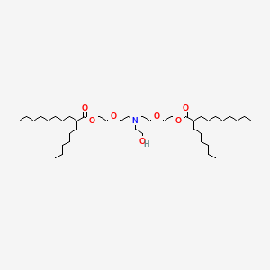 2-[2-[2-[2-(2-hexyldecanoyloxy)ethoxy]ethyl-(2-hydroxyethyl)amino]ethoxy]ethyl 2-hexyldecanoate