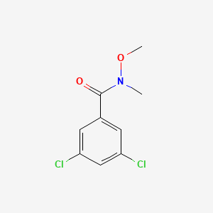 molecular formula C9H9Cl2NO2 B1507389 3,5-Dichloro-N-methoxy-N-methylbenzamide CAS No. 259796-12-8