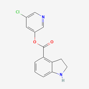 Indole chloropyridinyl-ester derived, 2