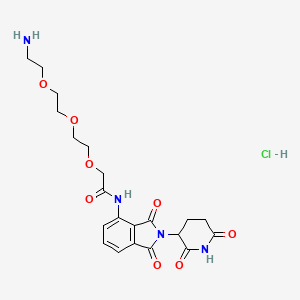 2-(2-(2-(2-Aminoethoxy)ethoxy)ethoxy)-N-(2-(2,6-dioxopiperidin-3-yl)-1,3-dioxoisoindolin-4-yl)acetamide hydrochloride