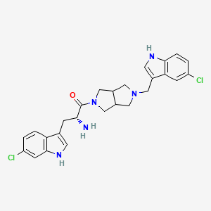 molecular formula C26H27Cl2N5O B15073932 SOS1 activator 17 