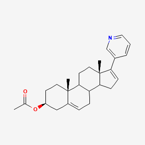 [(3S,10R,13S)-10,13-dimethyl-17-pyridin-3-yl-2,3,4,7,8,9,11,12,14,15-decahydro-1H-cyclopenta[a]phenanthren-3-yl] acetate