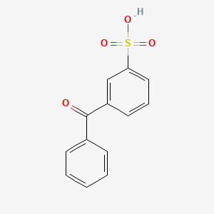 molecular formula C13H10O4S B15074011 3-benzoylbenzenesulfonic Acid CAS No. 63113-58-6