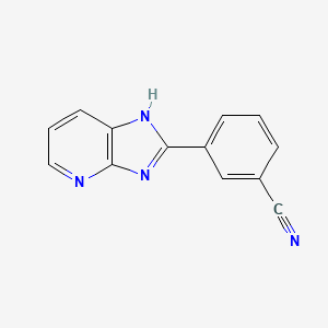 3-(1H-Imidazo[4,5-b]pyridin-2-yl)benzonitrile