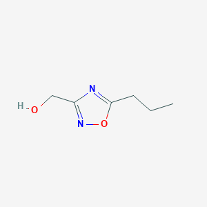 molecular formula C6H10N2O2 B1507417 (5-Propyl-1,2,4-oxadiazol-3-YL)methanol CAS No. 915923-50-1