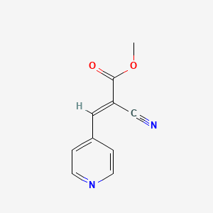 Methyl 2-cyano-3-(4-pyridinyl)-2-propenoate