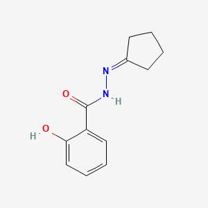 N-(cyclopentylideneamino)-2-hydroxybenzamide